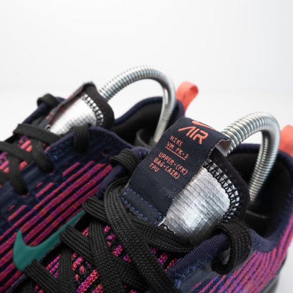 Nike Air VaporMax Flyknit 3 Vivid Purple BQ5238-402 size 4Y - Picture 7 of 12